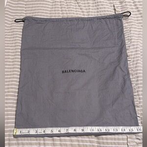Balenciaga Charcoal Dust Bag